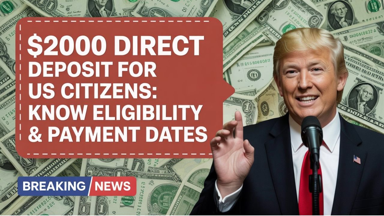 $2,000 Direct Deposit for US Citizens