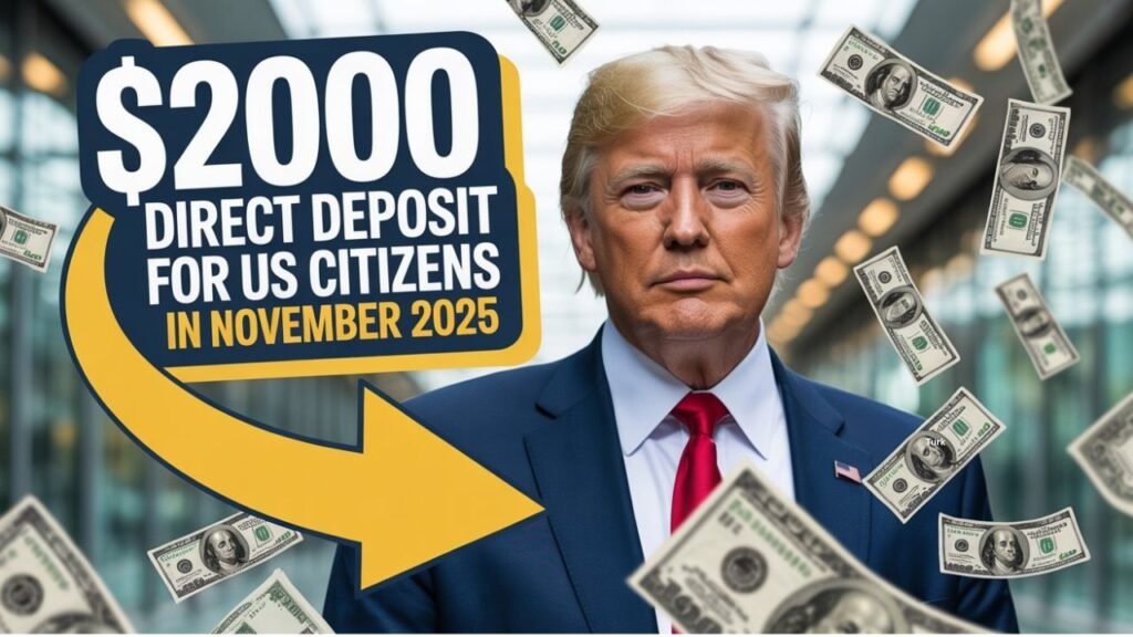 $2,000 Direct Deposit for U.S. Citizens in November 2025