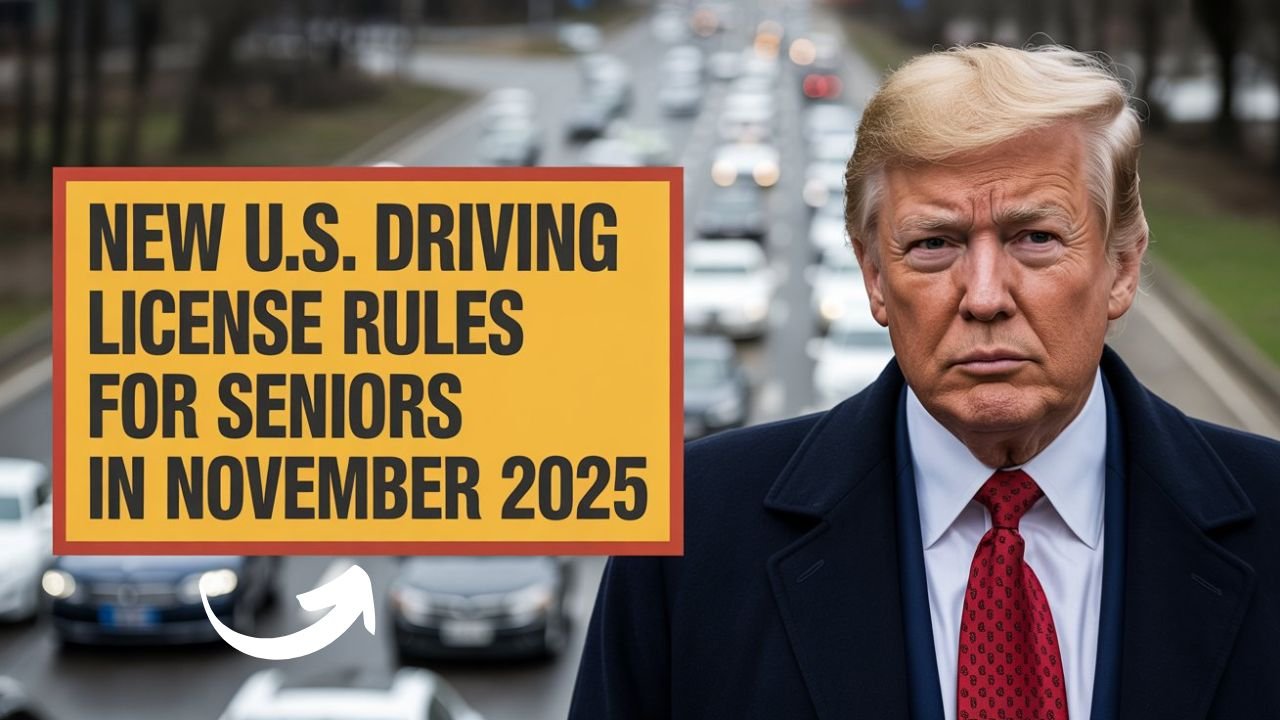 New U.S. Driving License Rule for Seniors Begins November 2025