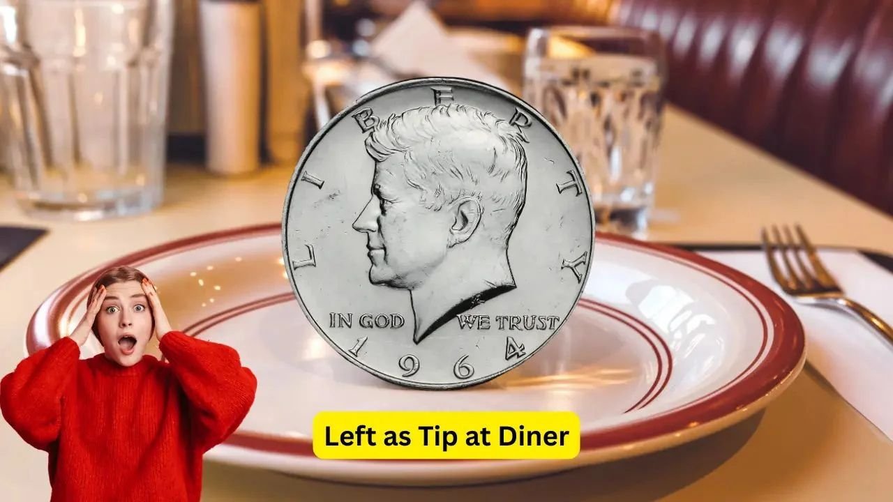 Kennedy Coin Left as Tip at Diner